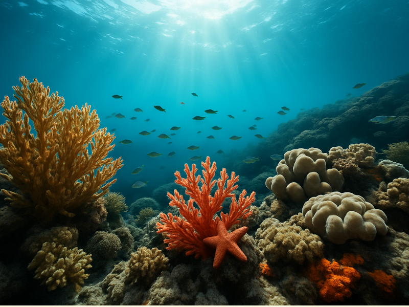 fondo con corales que nos recuerda por que nos gusta el mar
