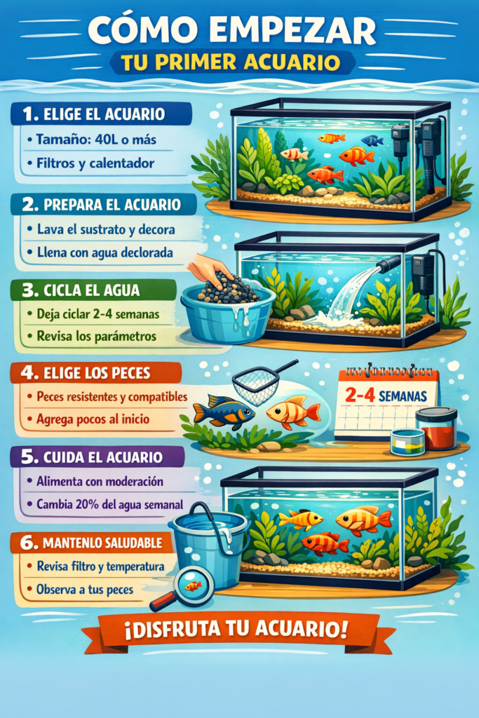 montar tu primer acuario