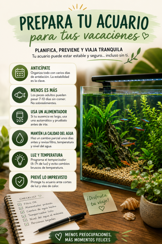 cuidar tu acuario en vacaciones take care of your aquarium on vacation b