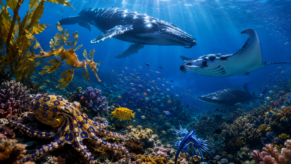 Los 10 animales marinos más fascinantes del mundo